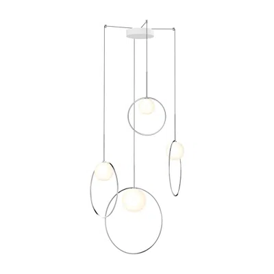 Pre-owned Pablo Designs Bola Halo 4 Piece Multi-light By