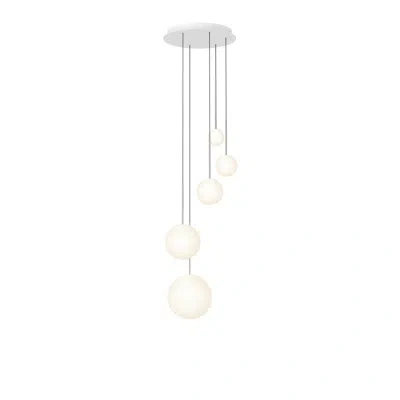 Pablo Designs Bola Sphere Pendant Chandelier In Chrome