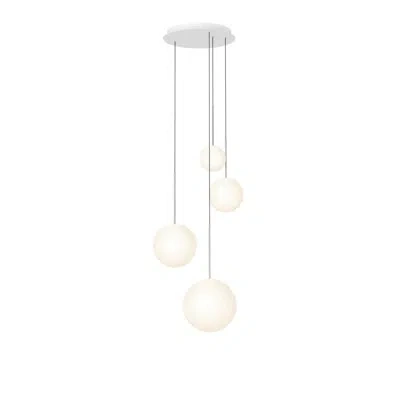 Pablo Designs Bola Sphere Pendant Chandelier In Rose Gold