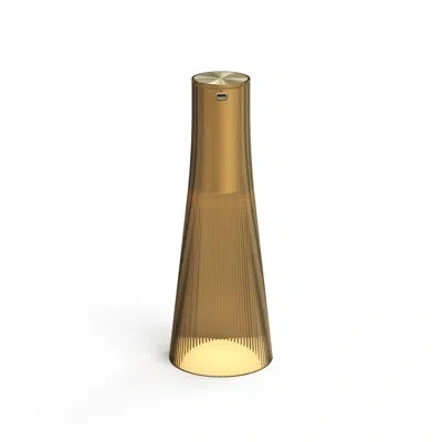 Pablo Designs Candél Portable Table Lamp In Bronze,brass