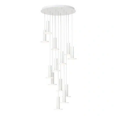 Pablo Designs Cielo Hight Bright 13 Pendant Chandelier In Gray