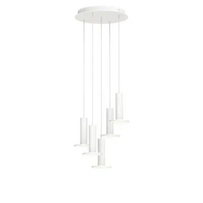 Pablo Designs Cielo Hight Bright 5 Pendant Chandelier In Black