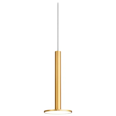 Pre-owned Pablo Designs Cielo Xl Pendant Light In Brass By  In Sand