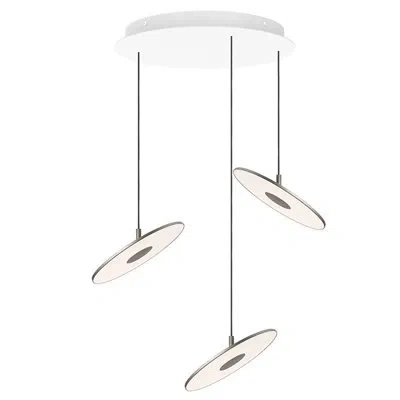 Pablo Designs Circa 3 Pendant Chandelier In Graphite
