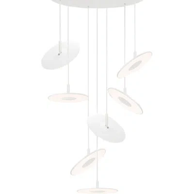 Pablo Designs Circa 5 Chandelier In Graphite