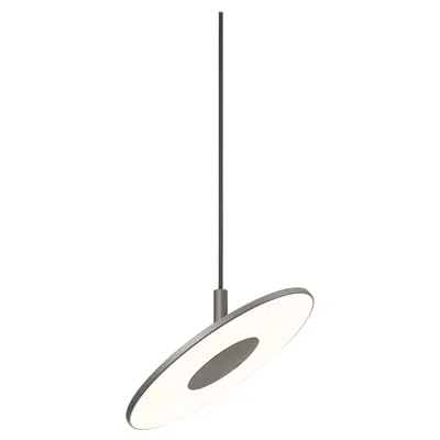 Pre-owned Pablo Designs Circa Pendant Light In Graphite By  In Transparent