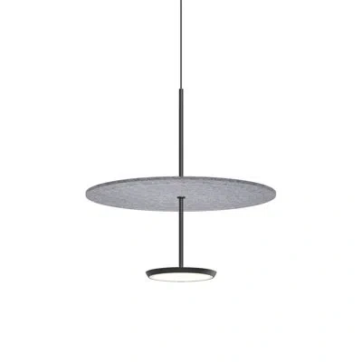 Pablo Designs Sky Sound Pendant In Stone Gray,silver