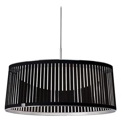 Pre-owned Pablo Designs Solis Drum 24 Pendant Light In Black By