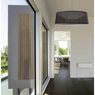 Pablo Designs Solis Drum Pendant In White