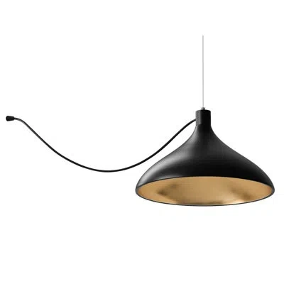 Pablo Designs Swell String Single Pendant In Black