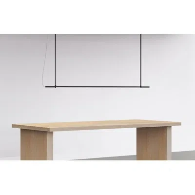 Pablo Designs T.o 1 - Light Kitchen Island Modern Linear Pendant In Matte Black,graphite Gray,matte Black