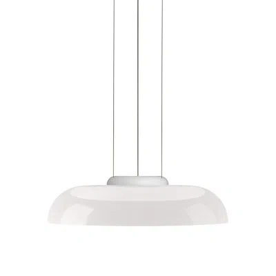 Pablo Designs Totem 1 - Light Dome Led Pendant In White;white