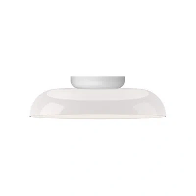Pablo Designs Totem Flush Opal Glass Shade In White