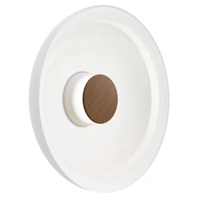 Pre-owned Pablo Designs Totem Lighting Sconce Glass D - 17", Circular Design, Led, By  In Transparent