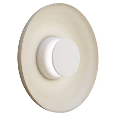 Pre-owned Pablo Designs Totem Lighting Sconce Metal 12", Led Module, Circular Design By  In Transparent