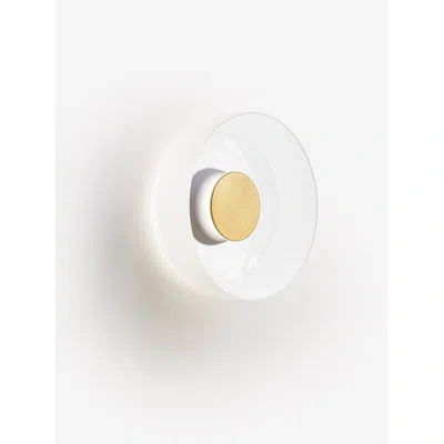 Pablo Designs Totem Sconce Glass In Opal Glass