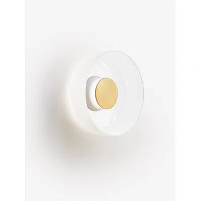 Pablo Designs Totem Sconce Glass In Opal Glass