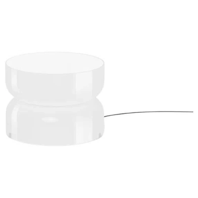 Pre-owned Pablo Designs Totem Table Double Cc By  In Transparent
