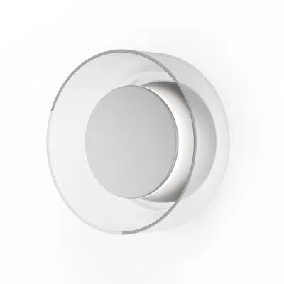 Pablo Designs Totem Wall Sconce 3 Cct In Clear,gray