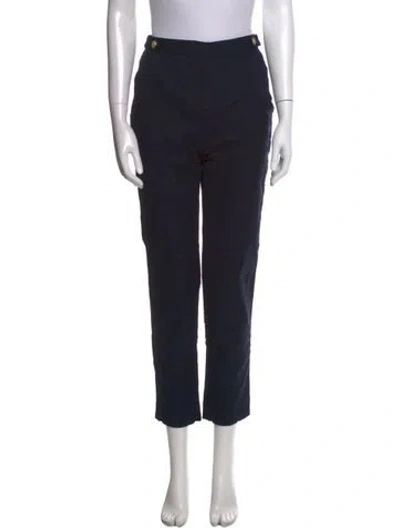 Pre-owned Pablo Straight Leg Pants In Black