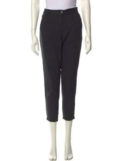 Pre-owned Pablo Virgin Wool Skinny Leg Pants In Black