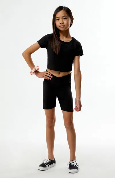 Pac 1980 Pac Whisper Active Crossover Biker Shorts In Black