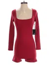 Pac 1980 Romper In Burgundy