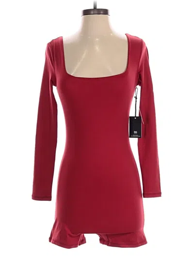 Pac 1980 Romper In Burgundy