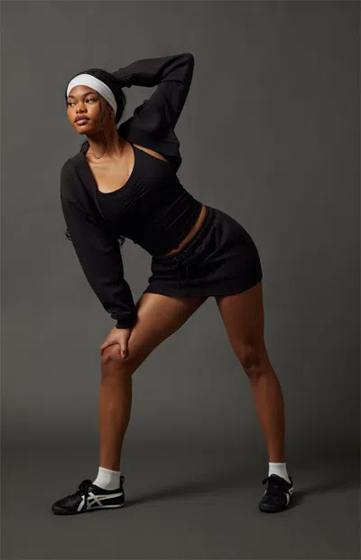 Pac 1980 Women's Active Alta Modal Roll On Shrug In Black