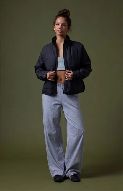 Pac 1980 Women's Active Nomad Packable Puffer Jacket In Dark Gray