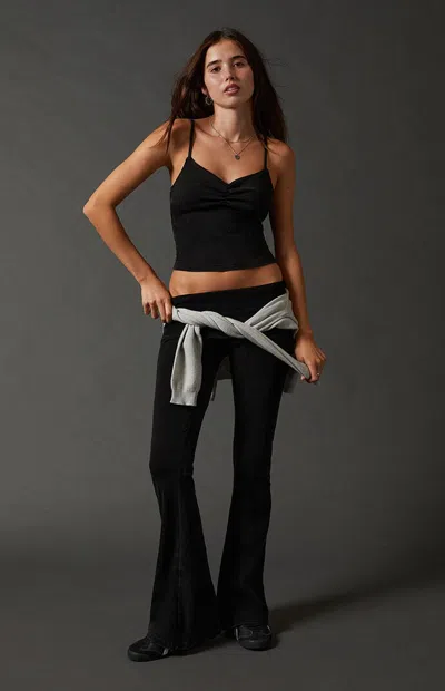 Pac 1980 Women's Pac Drift Active Pinched Tank Top In Washed Black