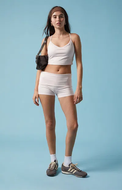 Pac 1980 Women's Pac Whisper Active Charlie X-back V-neck Sports Bra In Pink