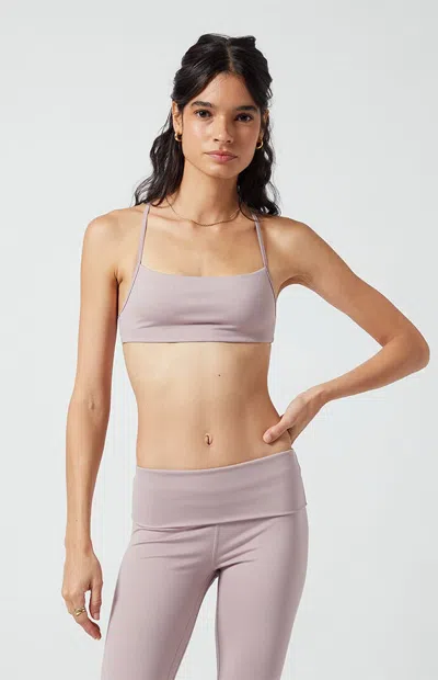 Pac 1980 Women's Pac Whisper Active Micro Sports Bra In Mauve In Purple