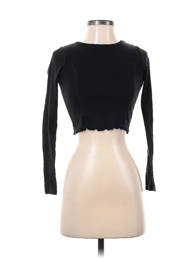 Pre-owned Pac Cares Long Sleeve T-shirt In Black