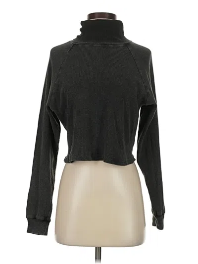 Pre-owned Pac Cares Long Sleeve Turtleneck In Black