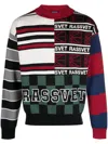 PACCBET INTARSIA-KNIT WOOL-BLEND JUMPER