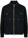 PACCBET LOGO-EMBROIDERED COTTON JACKET