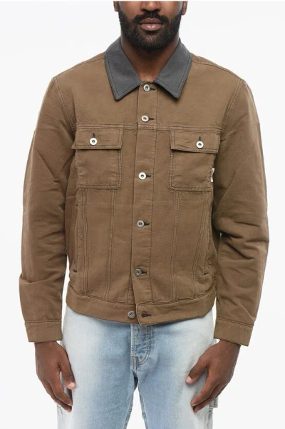 Paccbet Utility Overshirt With Silver-effect Buttons