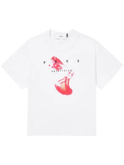 Pace Printed T-shirt In White