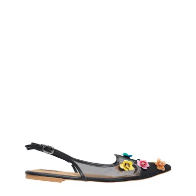 Pace Shoes Ava Floral Flat Shoes