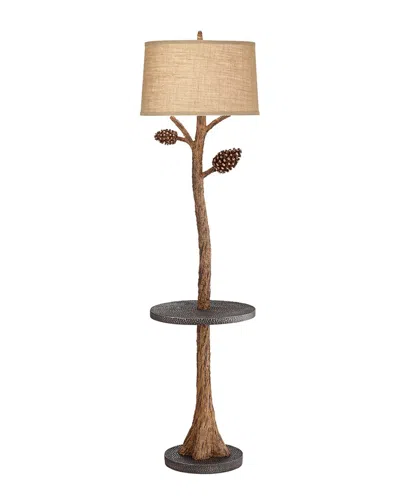 Pacific Coast Lighting Pacific Coast Pine Tree Floor Lamp In Brown