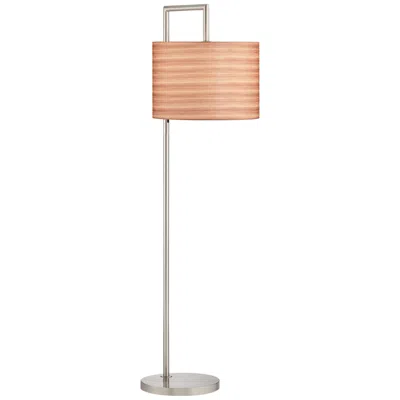 Pacific Coast Lighting Wilson 64" High Brushed Nickel Arc Floor Lamp