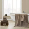 Pacific Coast Textiles Diamond Gate 6-pc. Geometric Bath Towel Set In Brown