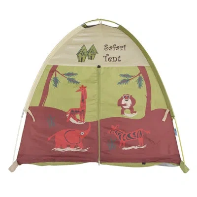 Pacific Play Tents 4' X 8' Indoor/outdoor Polyester Play Tunnel With Carrying Bag In Green