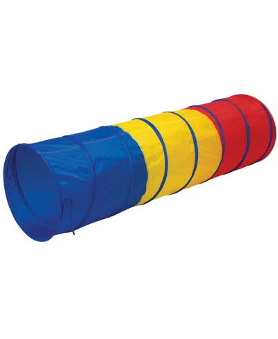 Pacific Play Tents Find-me 6ft Tunnel In Blue,red,yellow