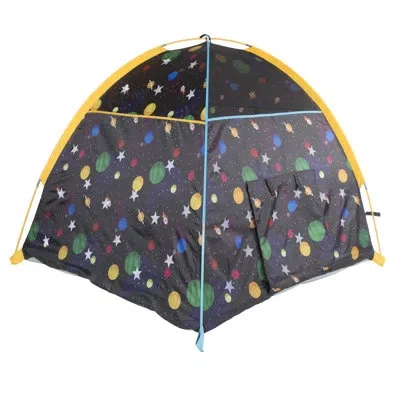 Pacific Play Tents Galaxy Glow In The Dark Stars Dome Play Tent In Black