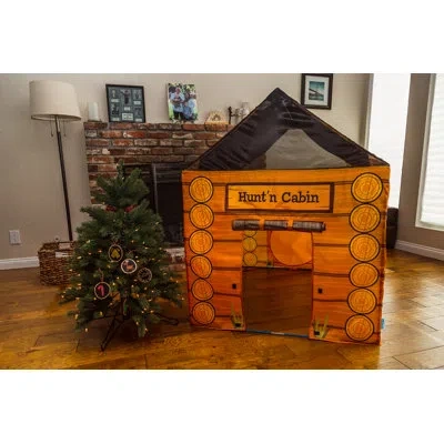 Pacific Play Tents Pacific 3.2' X 4.1' Indoor/outdoor Polyester Play Tent With Carrying Bag In Brown