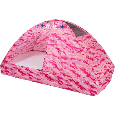 Pacific Play Tents Twin-size Camo Bed Tent In Pink