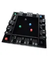 Pacific Shore Games 4 Player Shut The Box Dice Board Game With Black Stained Wood In Black