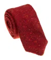Pacific Silk Cashmere And Wool Knit Tie In Red In Red